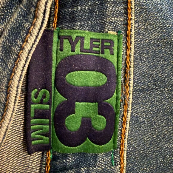 Superdry Tyler Slim Jeans, Distressed Medium Wash, Size 33x32 - Picture 2 of 9